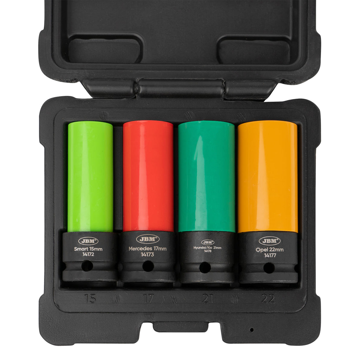 SET DI 4 BUSSOLE PER CERCHI IN LEGA LEGGERA, DA 1/2" | 53587