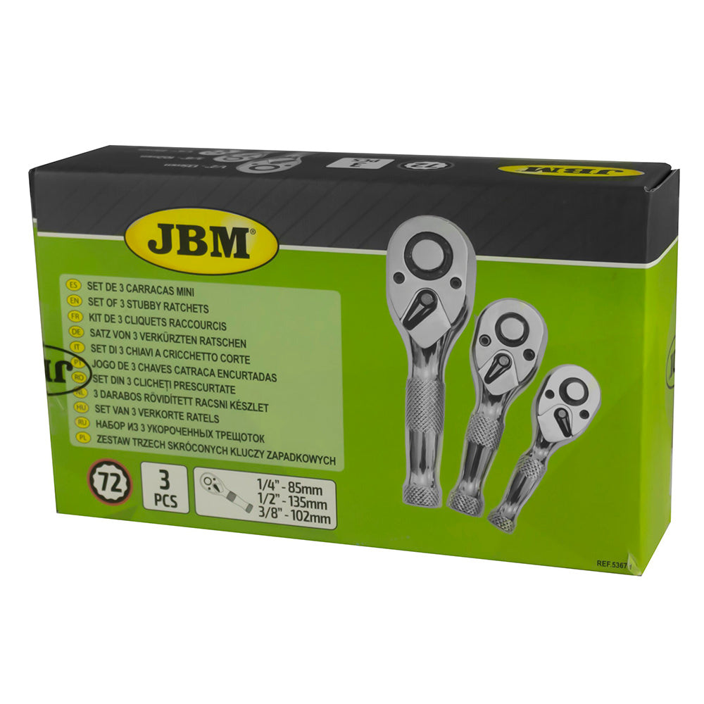 SET DI 3 CHIAVI A CRICCHETTO CORTE | 53671
