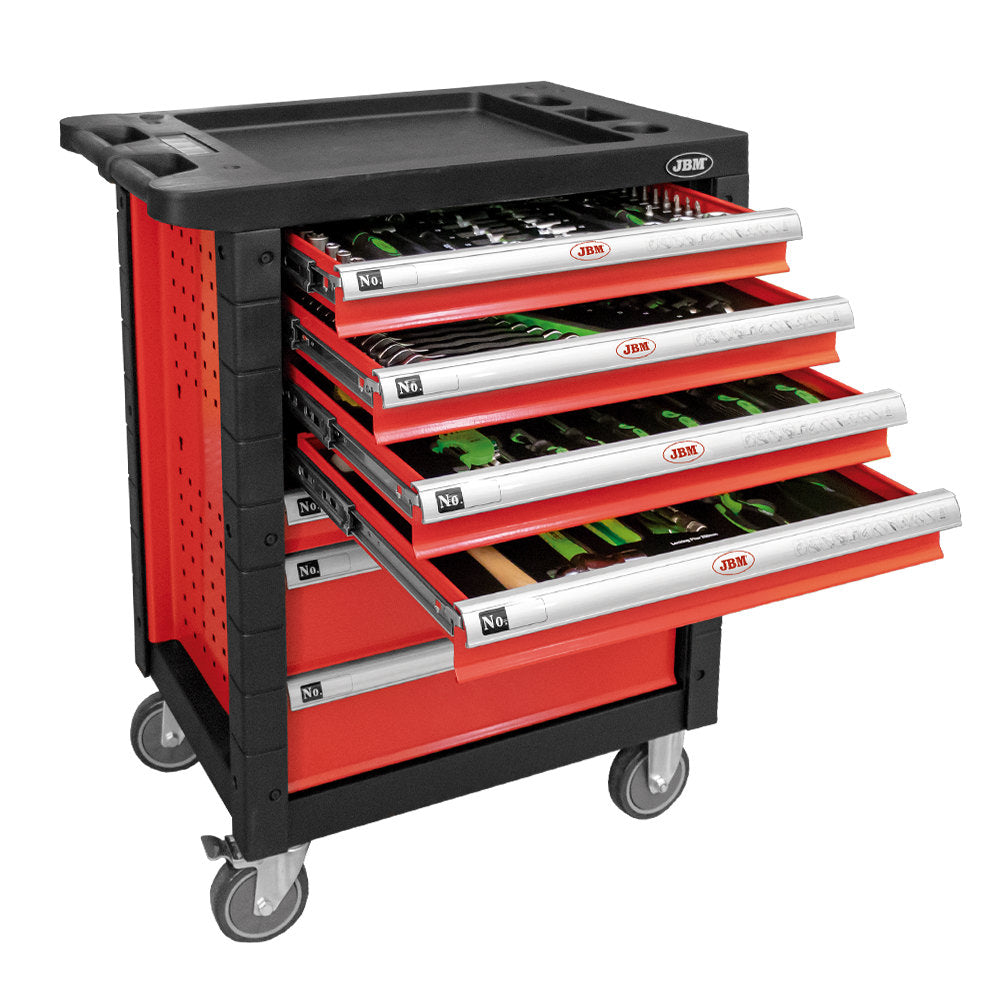 CARRELLO A 7 CASSETTI - ROSSO | 53686