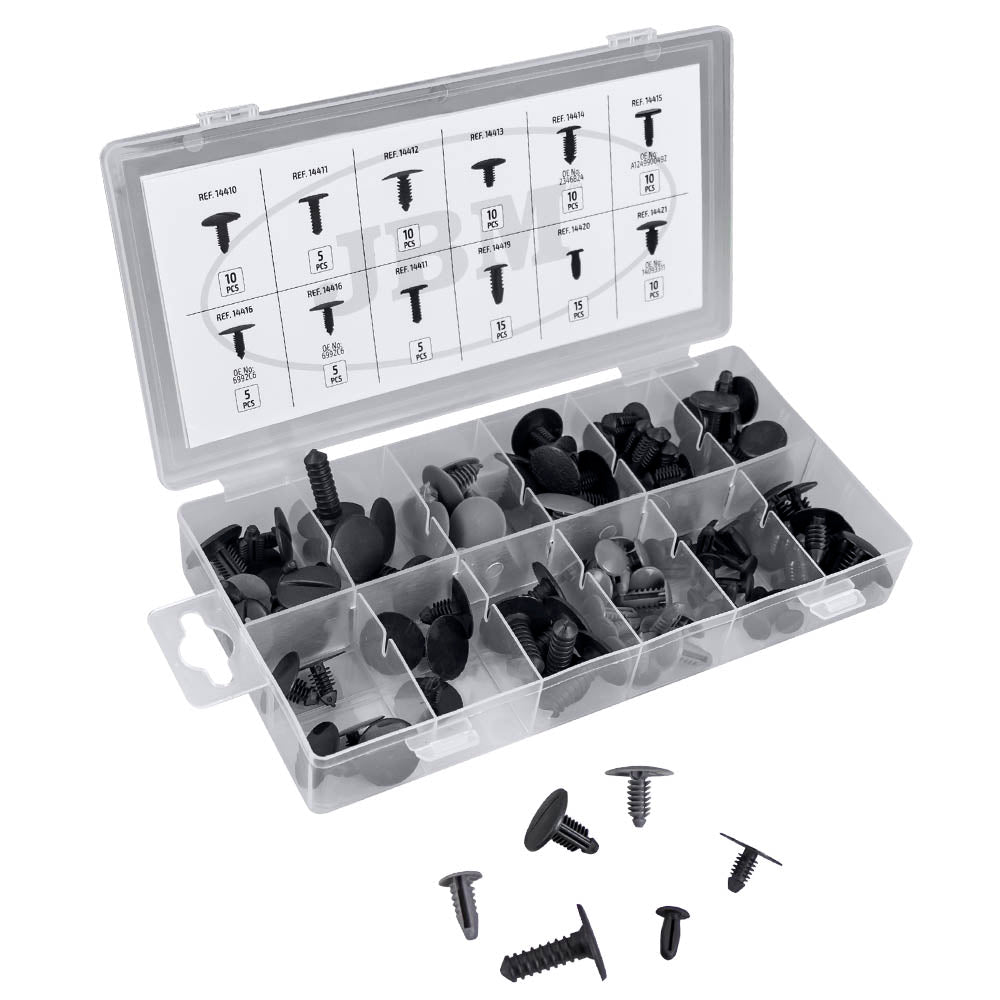KIT DI 110 PZ. CLIP PER TAPPEZZATURA PEUGEOT/CITRO?N | 53715