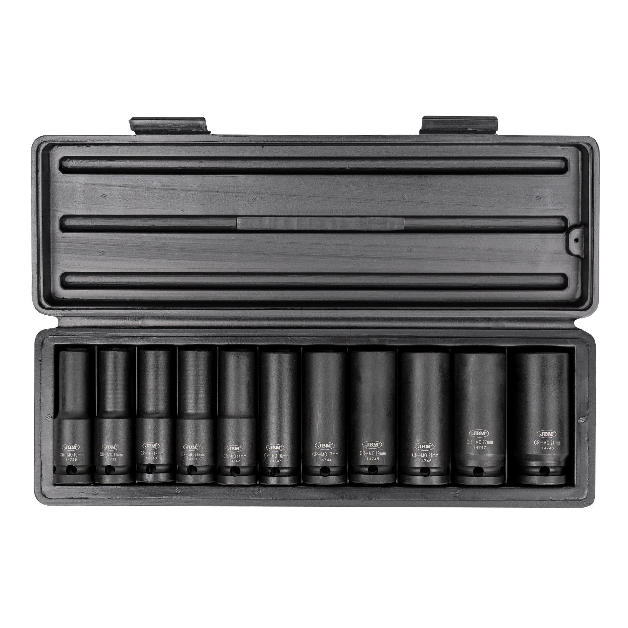 53744 SET DI 11 PEZZI DI TESTE ALTE AD URTO POLIGONALI