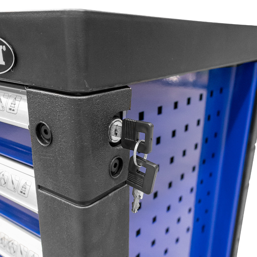 53768 CARRELLO A 7 CASSETTI SENZA UTENSILI - BLU