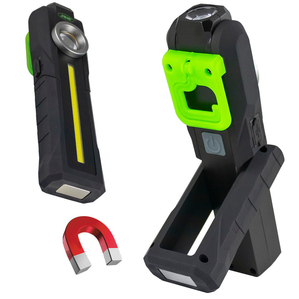 MINI LAMPADA LED CON BASE ARTICOLATA MAGNETICA - 300LM | 53776