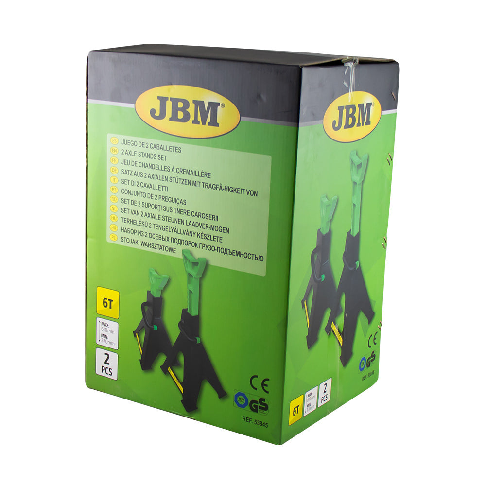 53845 SET DI 2 CAVALLETTI DA 6 TONNELLATE