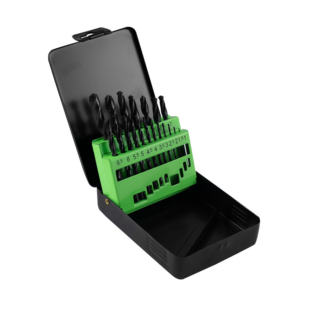 SET DI PUNTE AD ELICA HSS 4241, 1-10 MM, NERO | 53853