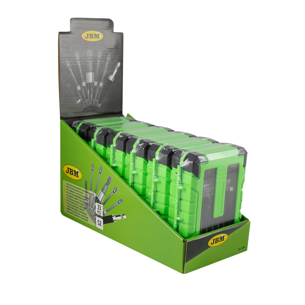 SET S2 INSERTI AD IMPATTO CON ADATTATORI - FINITURA NERA | 53858