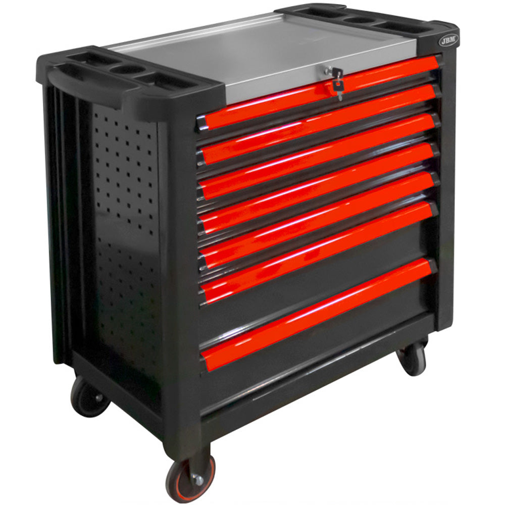 CARRELLO PORTA-UTENSILI XL CON 7 CASSETTI ROSSO | 53870