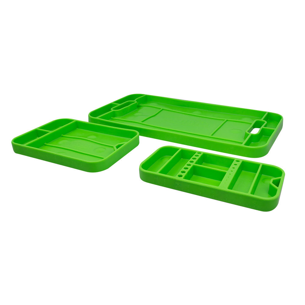 SET DI 3 VASSOI PORTAUTENSILI FLESSIBILI ANTISCIVOLO | 53903