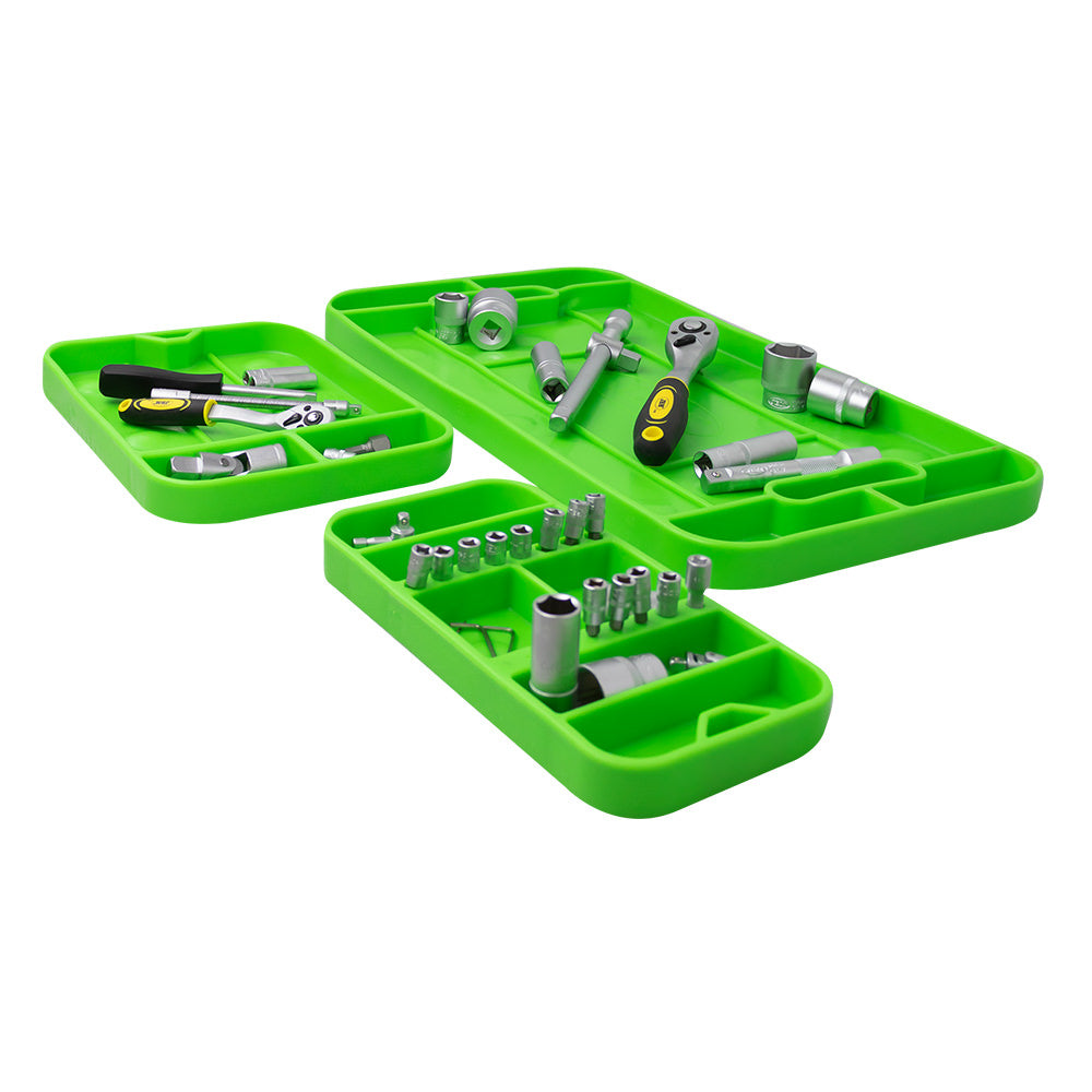 SET DI 3 VASSOI PORTAUTENSILI FLESSIBILI ANTISCIVOLO | 53903