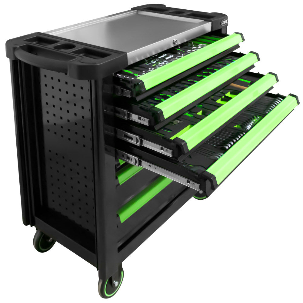 CARRELLO PORTA-UTENSILI XL CON 7 CASSETTI VERDE | 53912