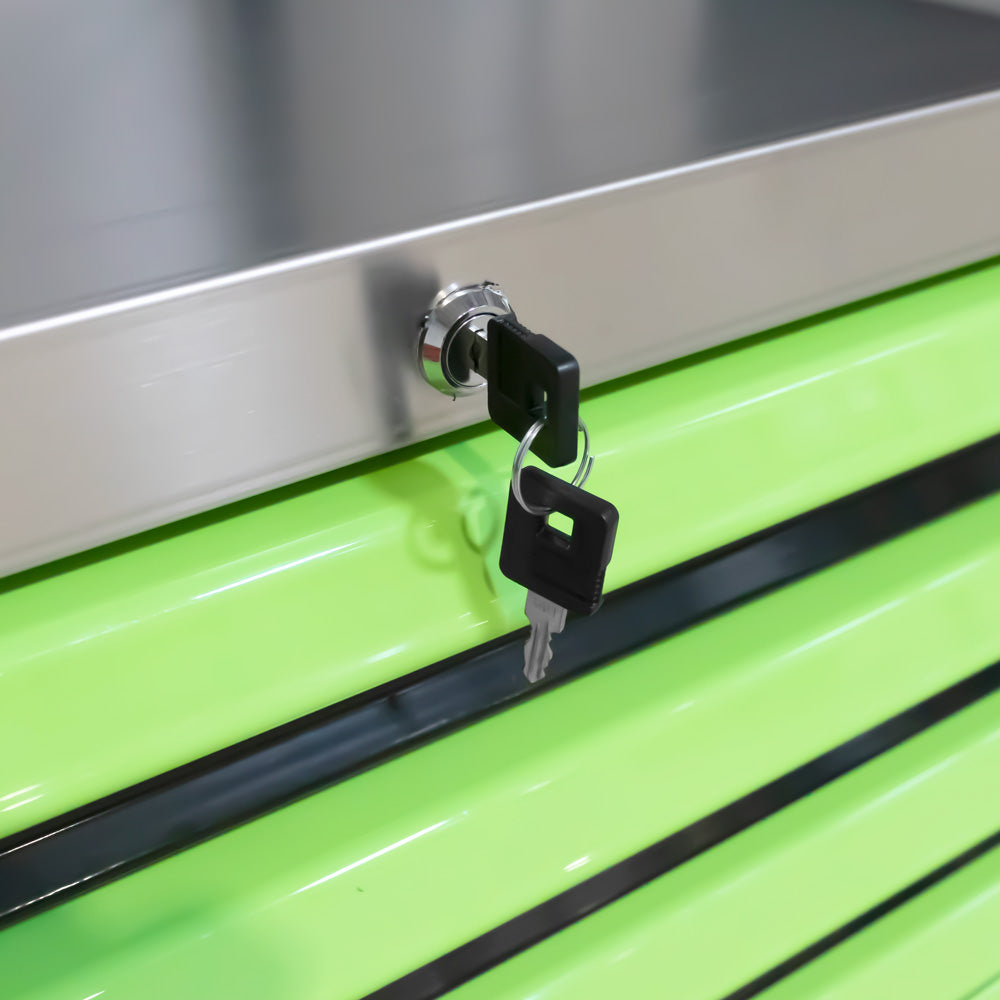 CARRELLO PORTA-UTENSILI XL CON 7 CASSETTI VERDE | 53912
