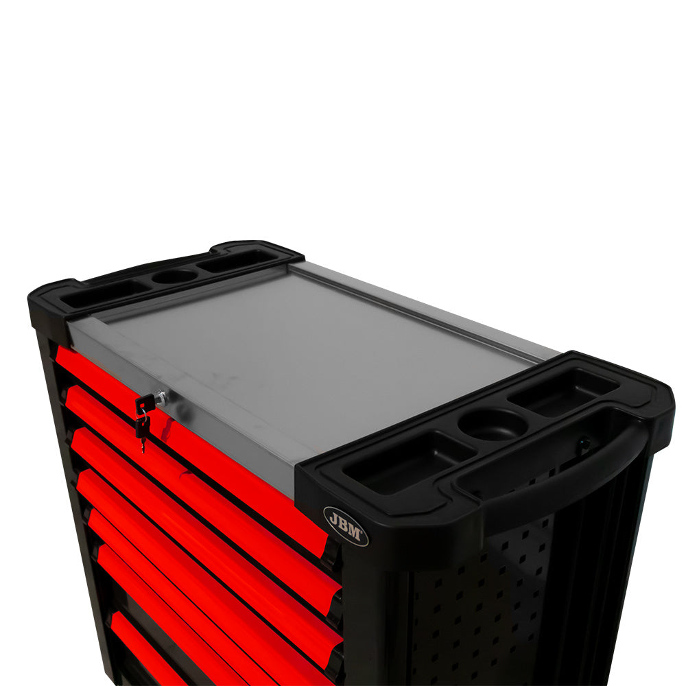 CARRELLO PORTA-UTENSILI XL CON 7 CASSETTI ROSSO | 53913