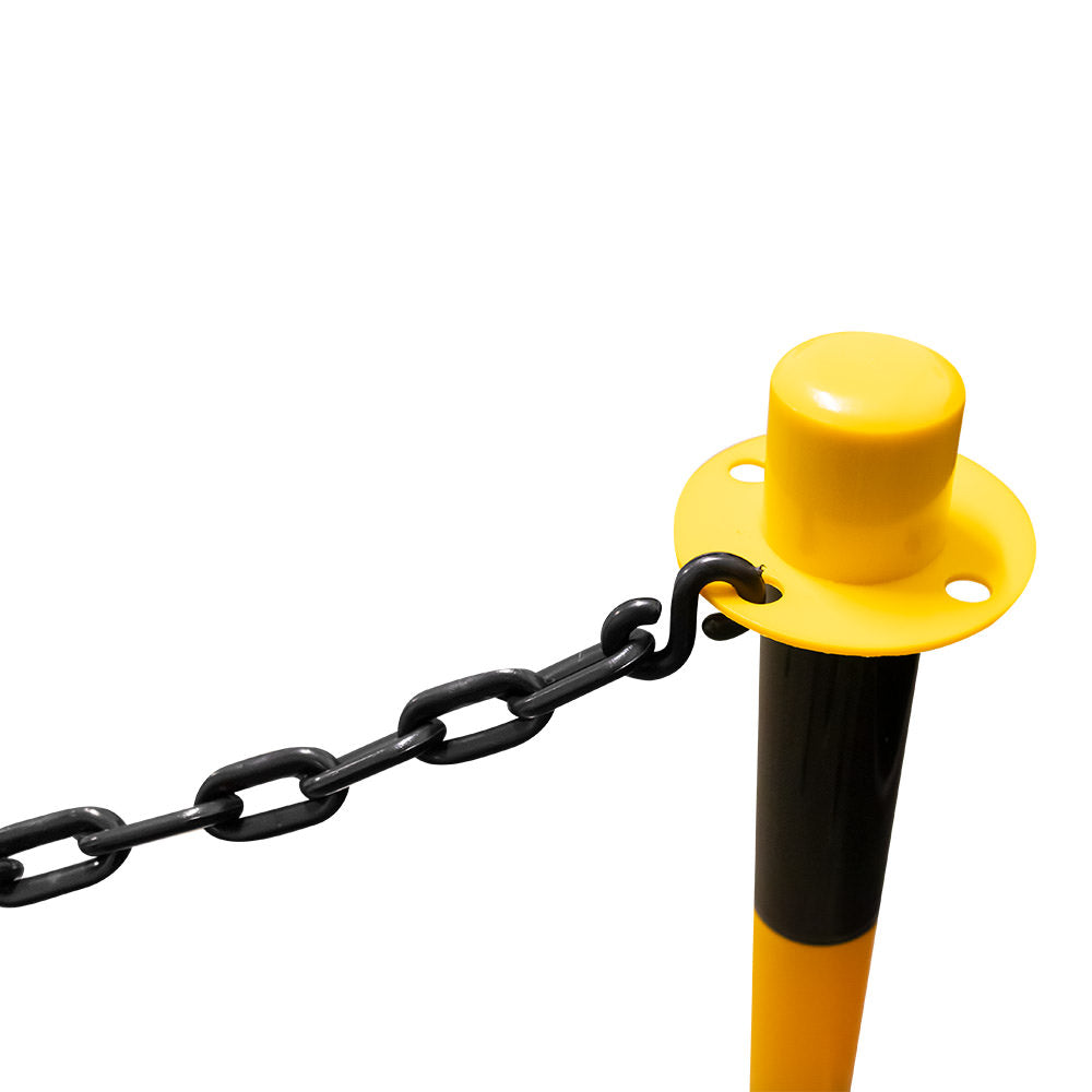 PALO IN PLASTICA PER CATENA - GIALLO / NERO | 53940