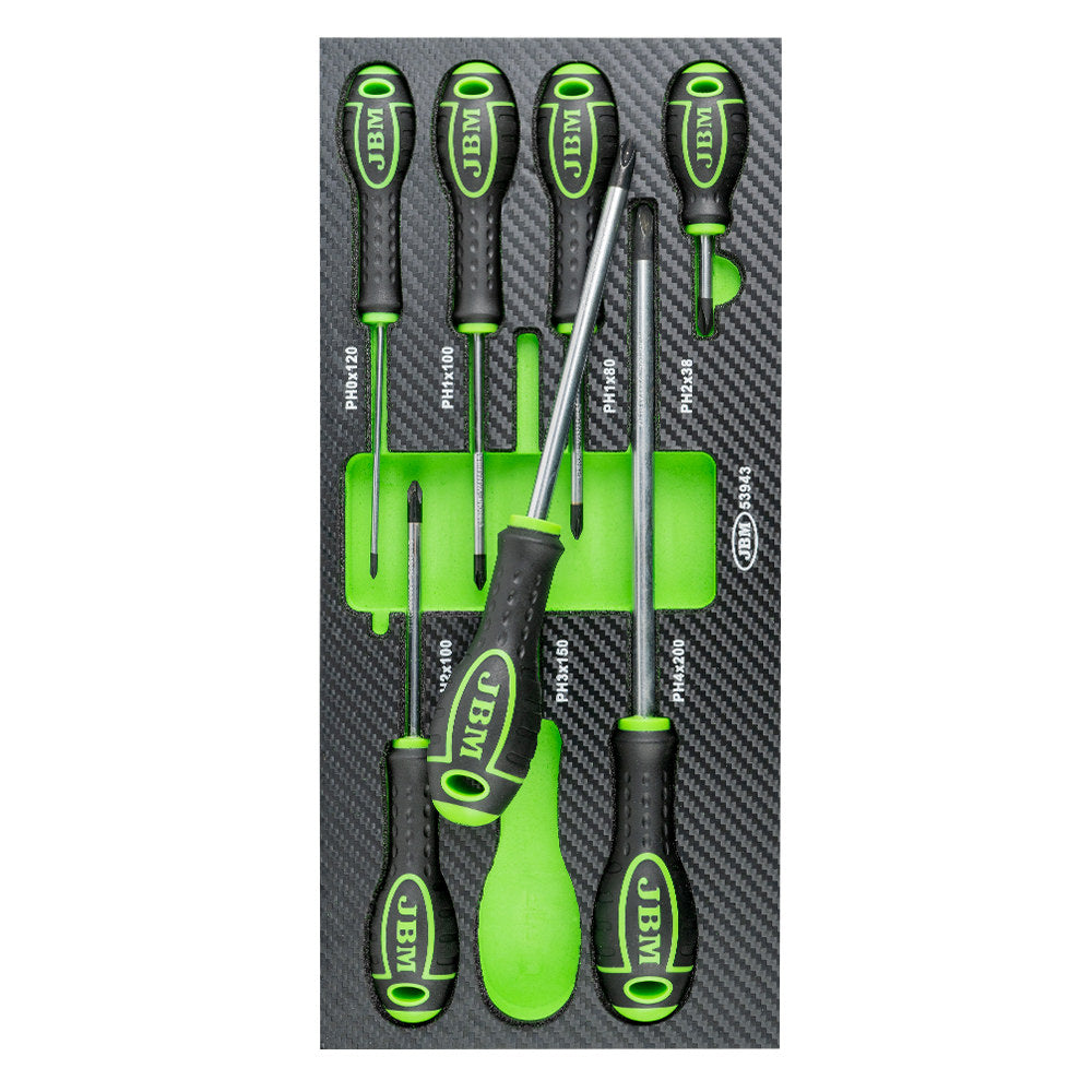 SET DI 7 CACCIAVITI STELLA - FIBRA DI CARBONIO | 53943