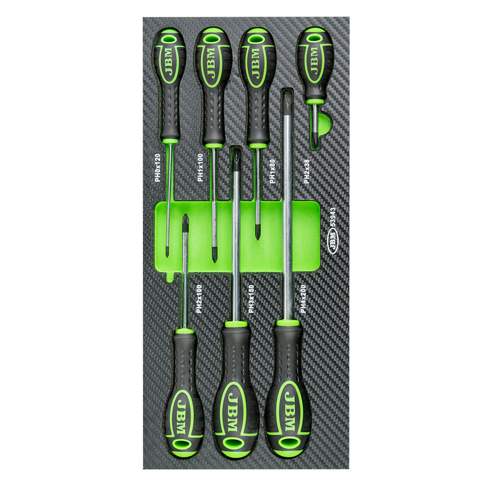 SET DI 7 CACCIAVITI STELLA - FIBRA DI CARBONIO | 53943