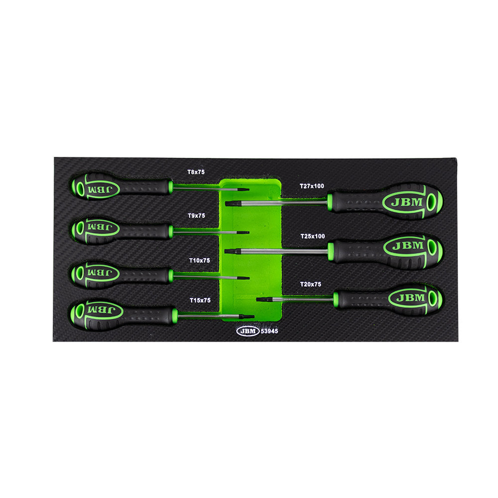 SET DI 7 CACCIAVITI STELLA CON MODULO EVA CARBON | 53945