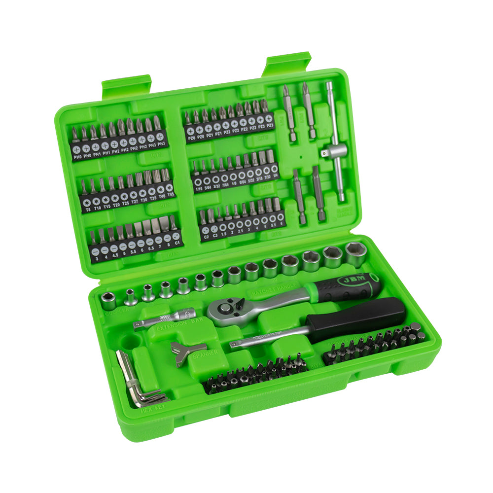 -53953 SET DI 130 PEZZI DI BUSSOLE E PUNTE ZINCATO