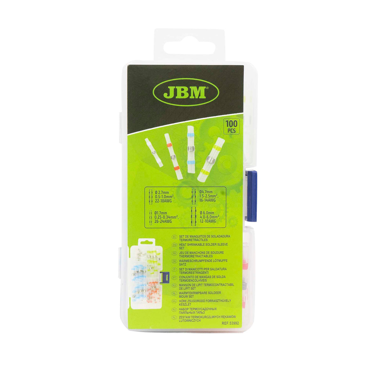 ASTUCCIO DI MANICOTTI PER SALDATURA TERMORESTRINGENTI 100PZ | 53992