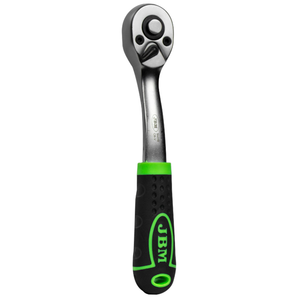 CRICCHETTO 1/4" CON TESTA A 72 DENTI 145MM - ZINCATO | 54018