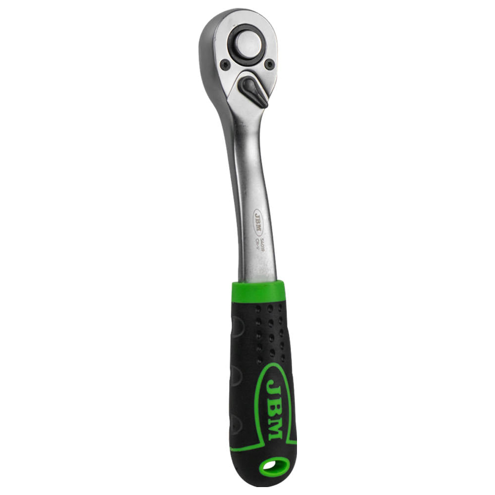 CRICCHETTO 1/2" CON TESTA A 72 DENTI 255MM - ZINCATO | 54019