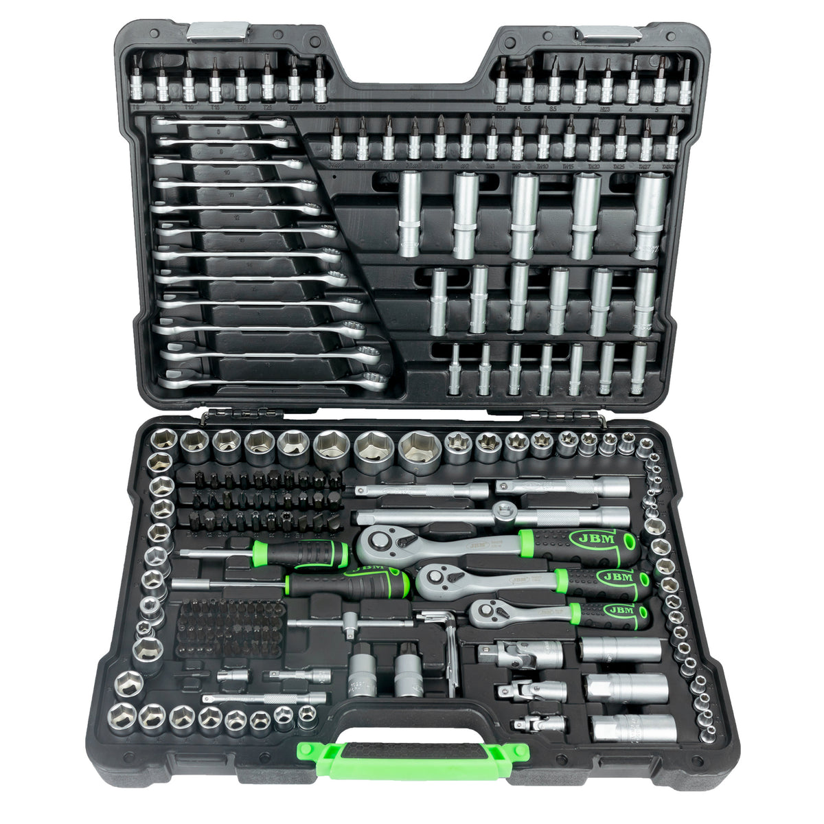 SET DI UTENSILI DA 216 PEZZI CON BUSSOLE ESAGONALI DA 1/4 | 54034