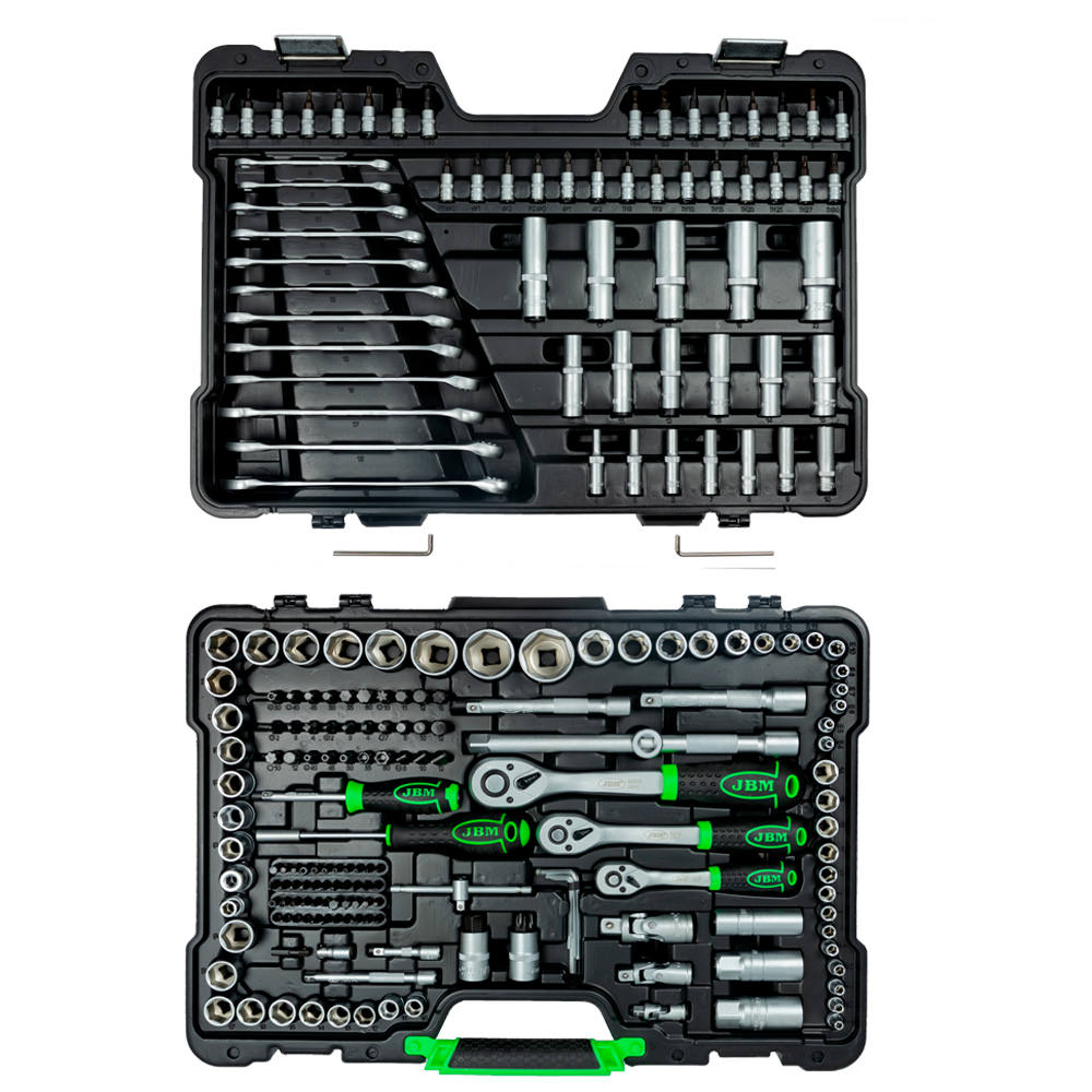 SET DI UTENSILI DA 216 PEZZI CON BUSSOLE ESAGONALI DA 1/4 | 54034