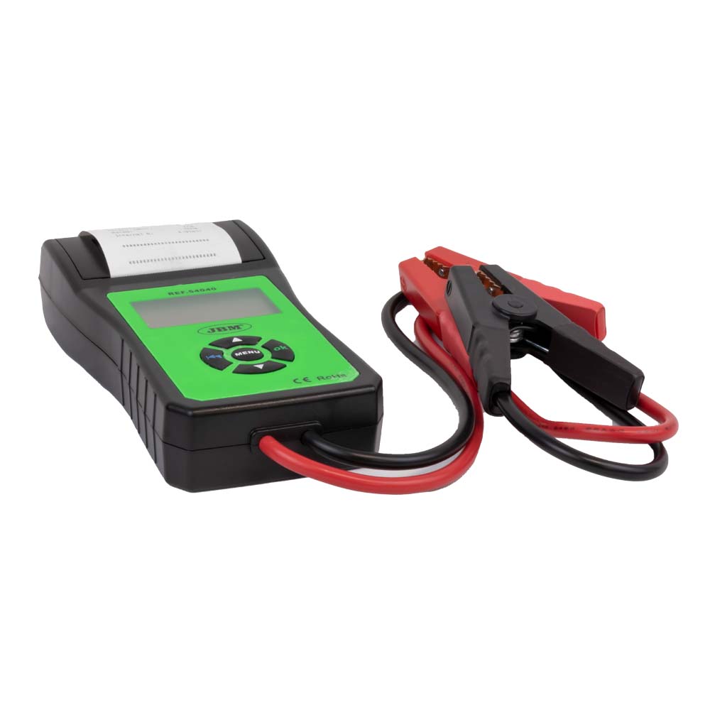 CARRELLO DIAGNOSTICO + TESTER BATTERIA CON STAMPA + MULTIMETRO DIGITALE + TERMOMETRO LASER | SERIE499P