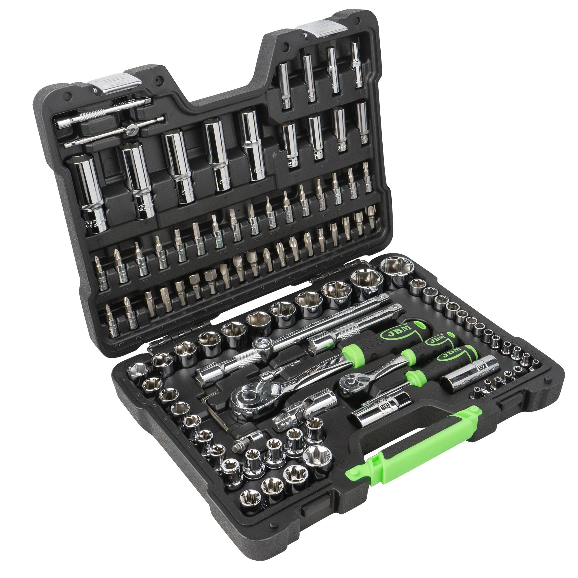 SET DI UTENSILI DA 108 PEZZI CON BUSSOLE ESAGONALI DA 1/4 | 54048