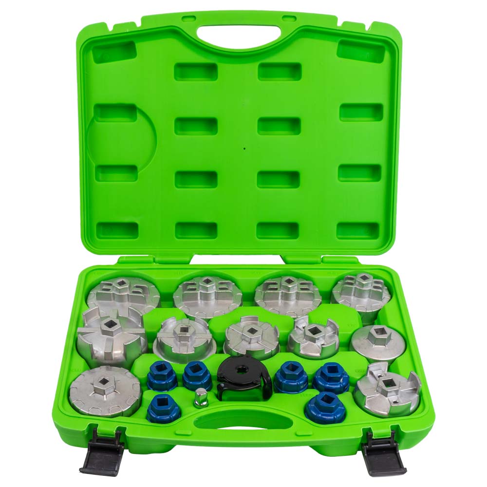 SET DI ESTRATTORI PER FILTRI DELL OLIO IN ALLUMINIO, 19 PZ. | 54068