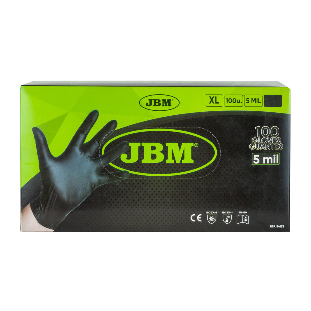 SCATOLA DA 100 PZ GUANTI NITRILE T:XL 5MIL | 54153