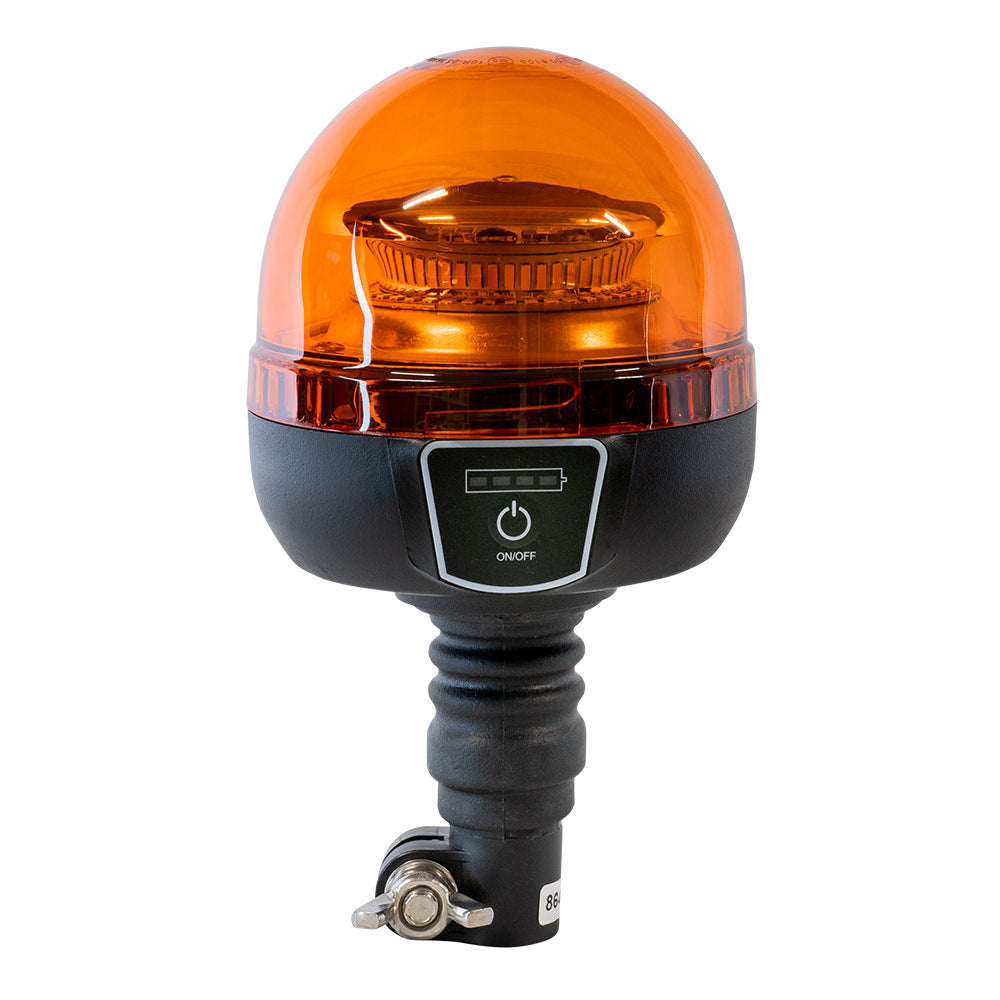 LUCE ROTANTE LED LAMPEGGIANTE CON BASE FLESSIBILE | 54172