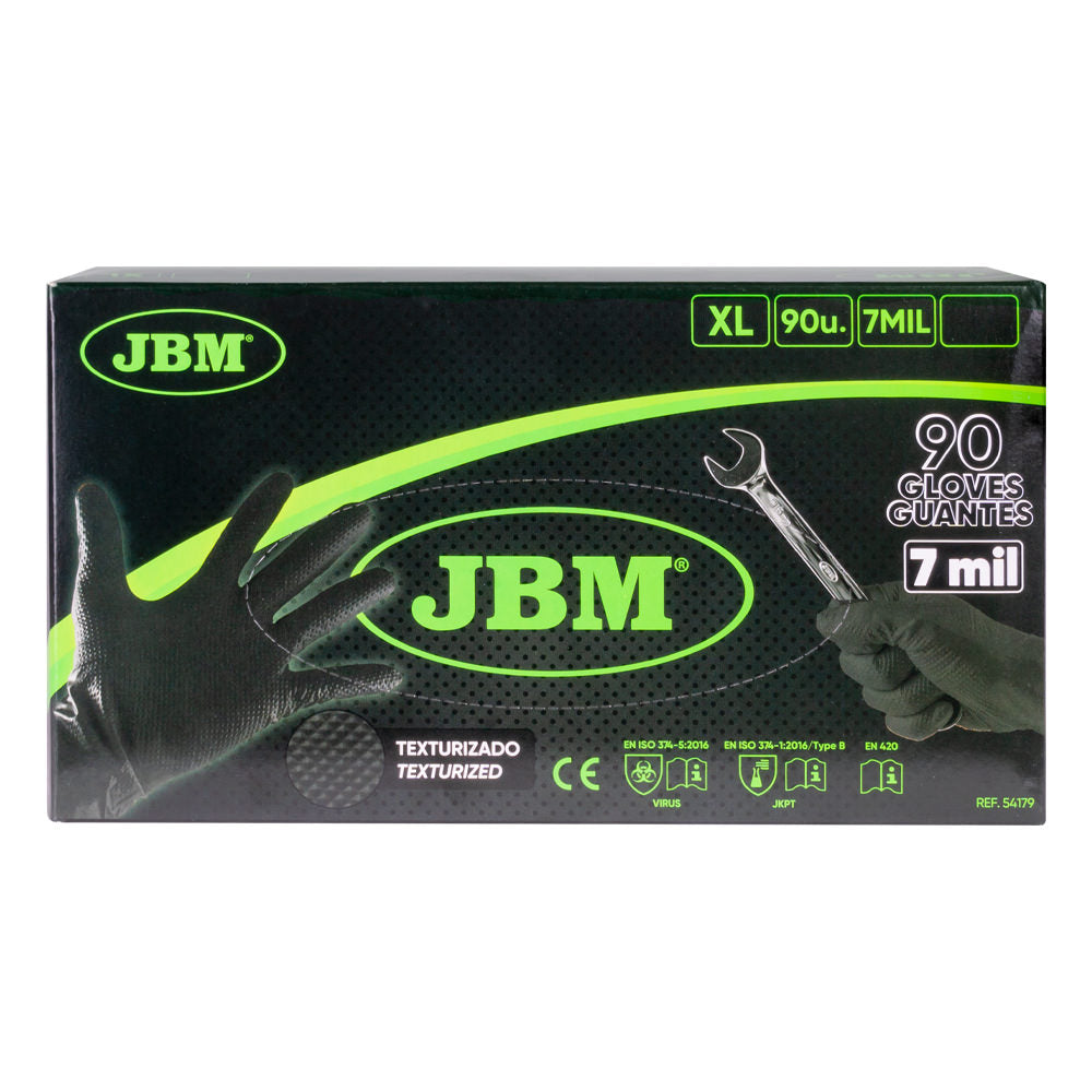 SCATOLA DA 100 PZ GUANTI NITRILE T:XL 7,0MIL (90 UNIT?) DIAMANTATI | 54179