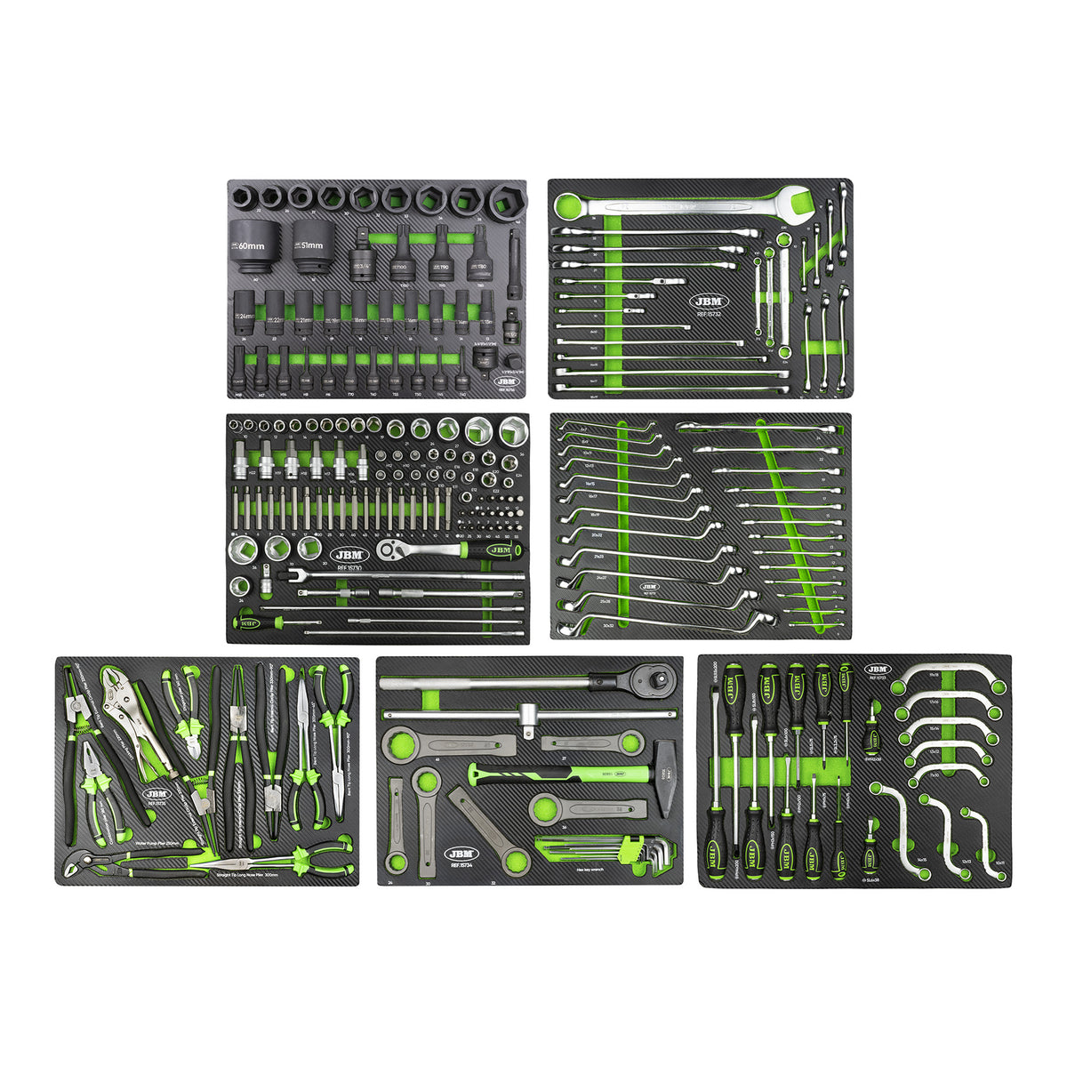 CARRELLO PORTAUTENSILI 7 CASSETTI VERDE SPECIALE PER AUTOCARRI | 54240