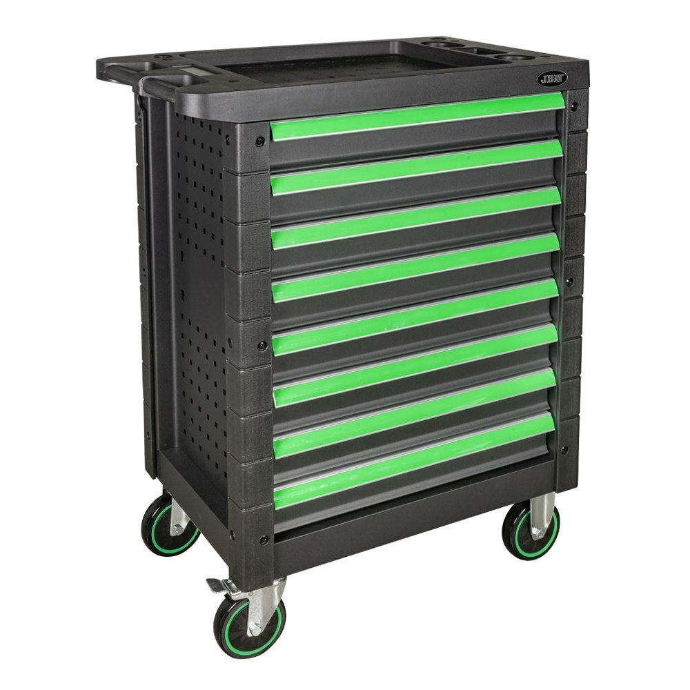CARRELLO UTENSILI 8 CASSETTI UGUALI VERDE - VUOTO | 54296