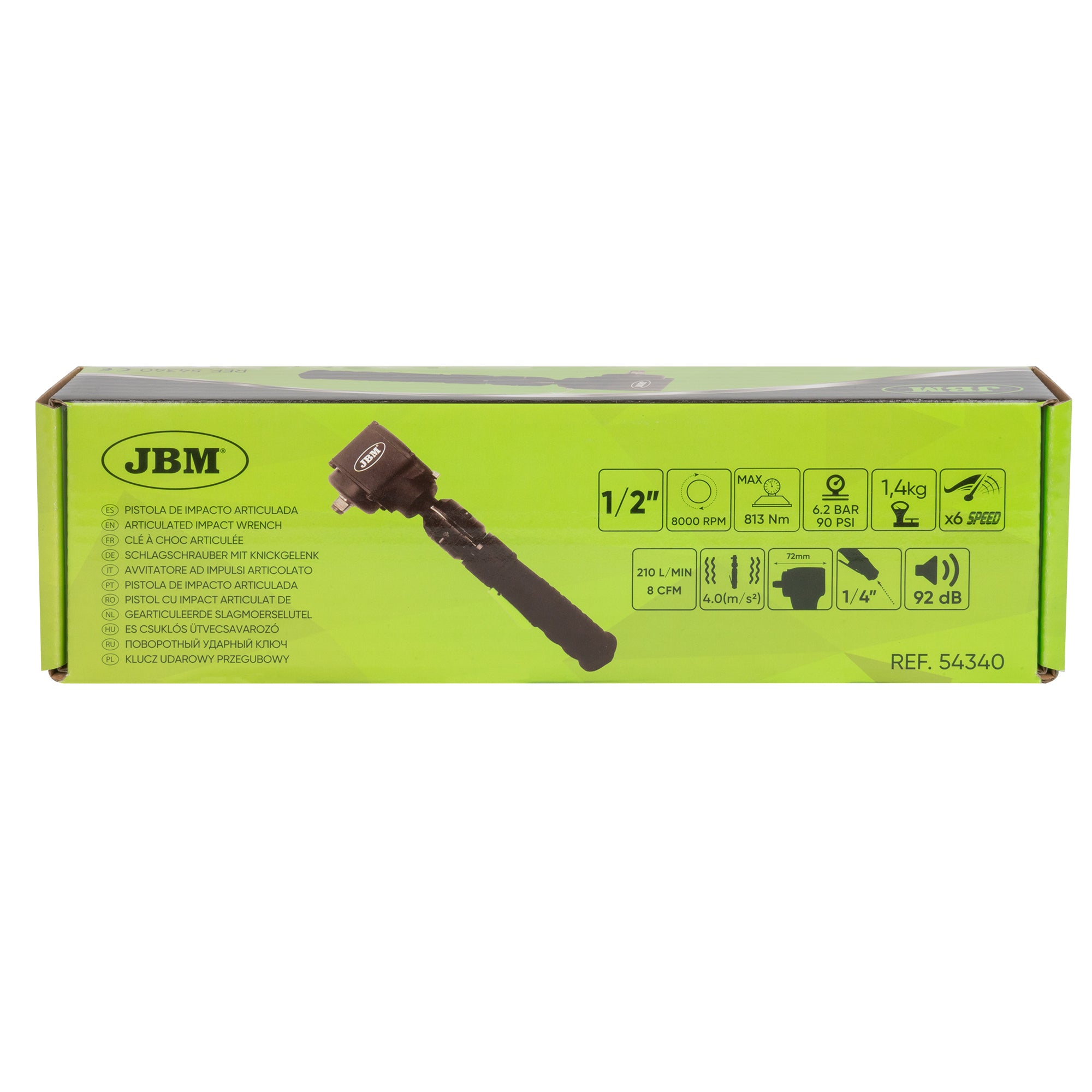 AVVITATORE AD IMPULSI ARTICOLATO 1/2"-54340
