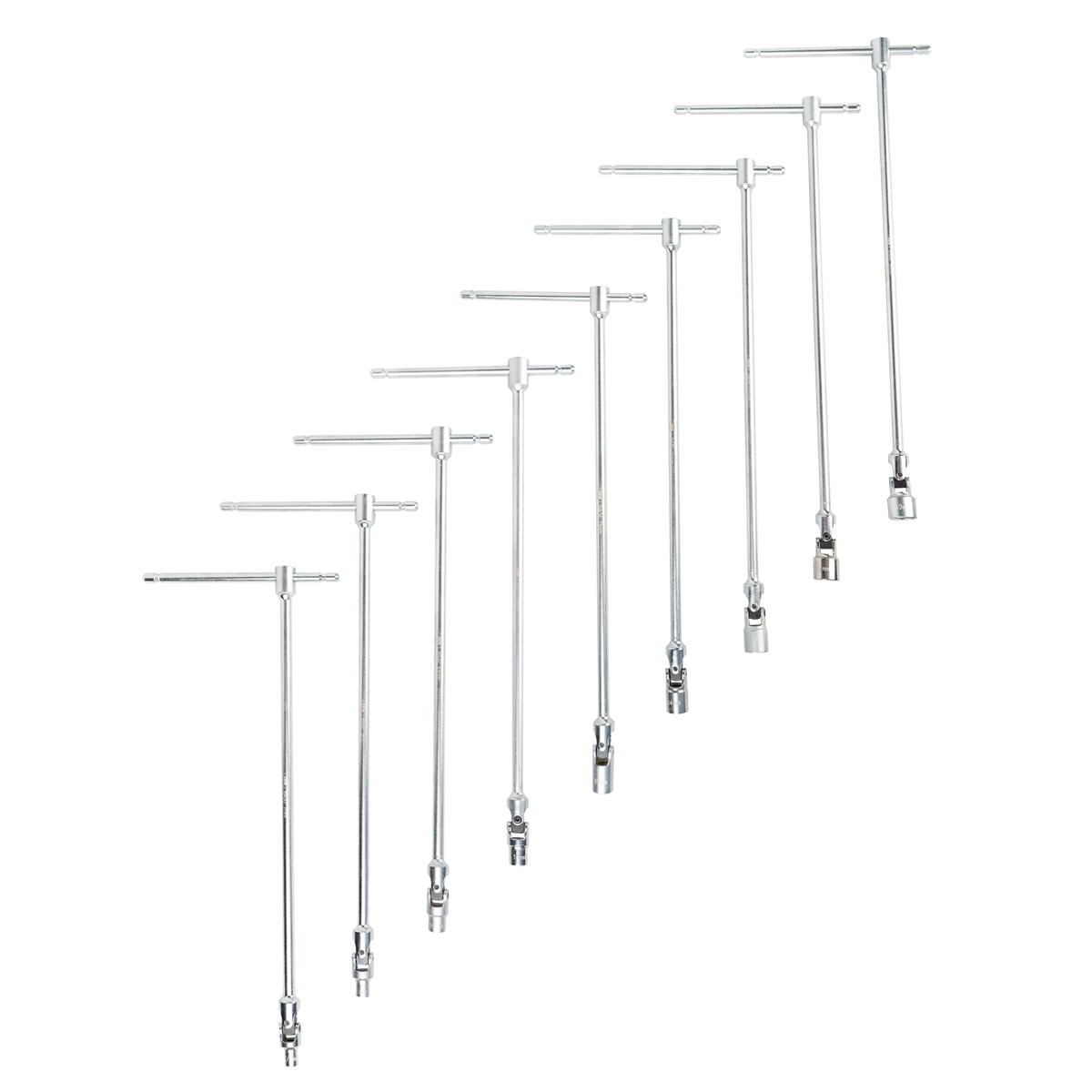 SET DI 9 CHIAVI A BUSSOLA CON IMPUGNATURA A T (7?19 MM) | 54380