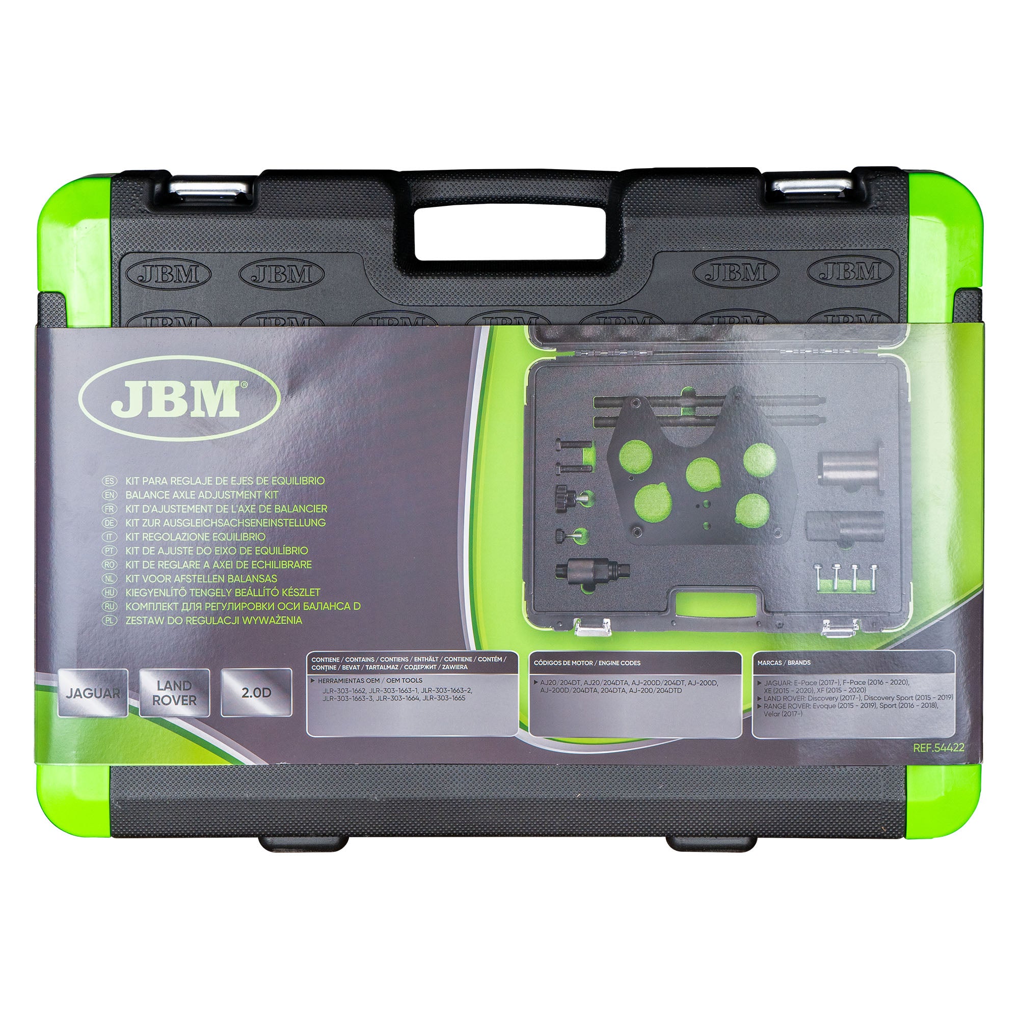 54422 KIT REGOLAZIONE EQUILIBRIO ASSE JAGUAR/LAND ROVER 2.0D