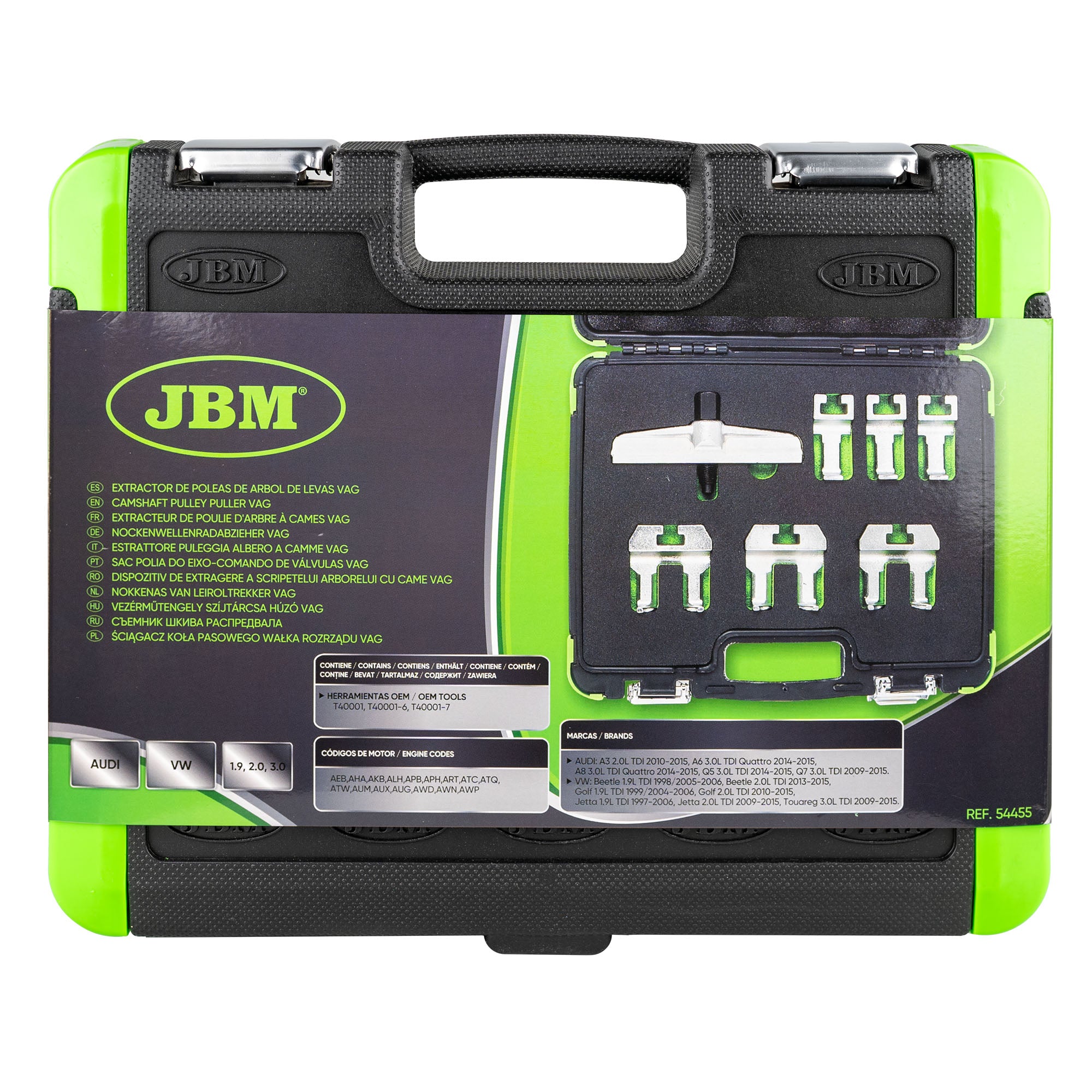 54455 ESTRATTORE PULEGGIA ALBERO A CAMME VAG