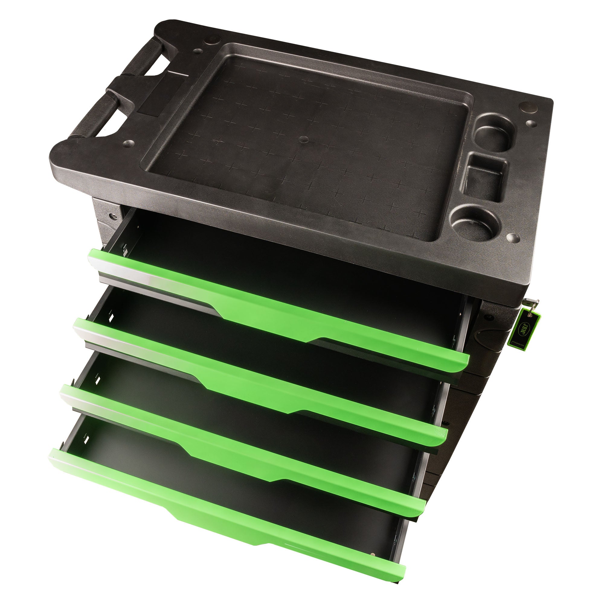 54503 CARRELLO A 7 CASSETTI CON UTENSILI VERDE