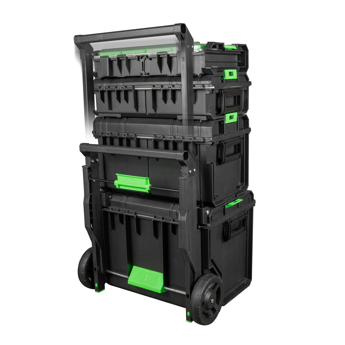 CARRELLO MODULARE CON 4 CASSETTE IMPILABILI | 54518