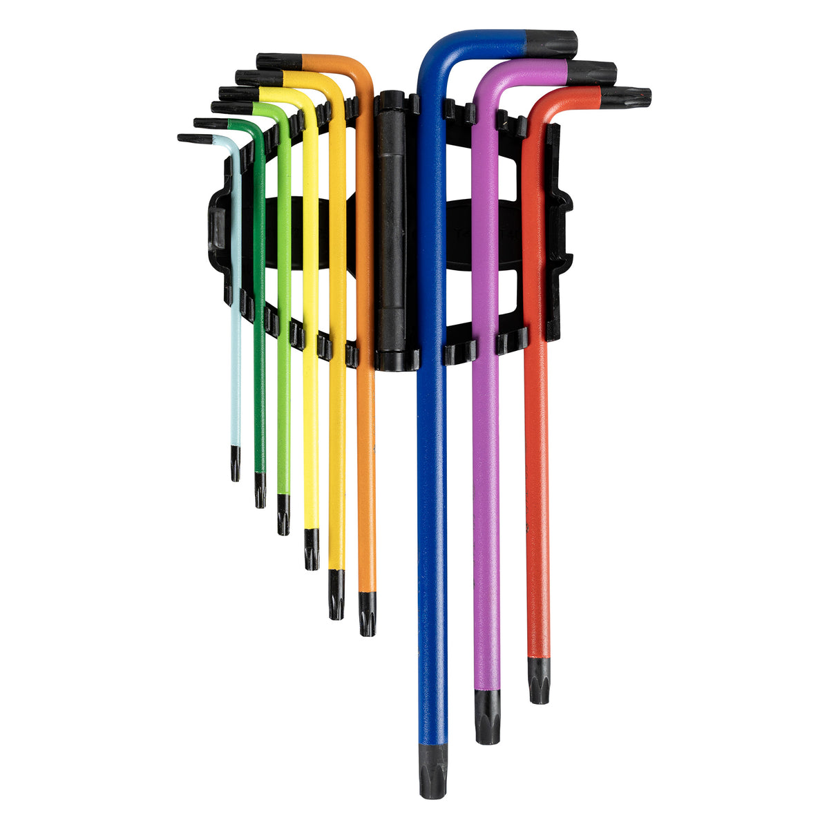 SET DI 9 CHIAVI TORX EXTRA LUNGHE COLORATE | 54532