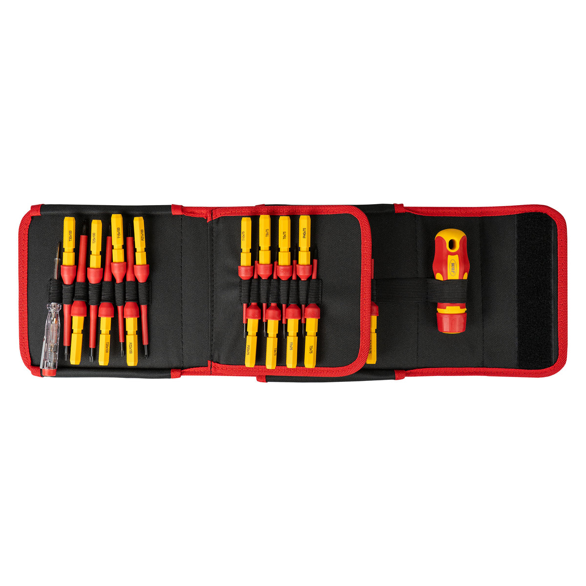 SET DI CACCIAVITI INTERCAMBIABILI ISOLATI DA 25 PEZZI | 54562