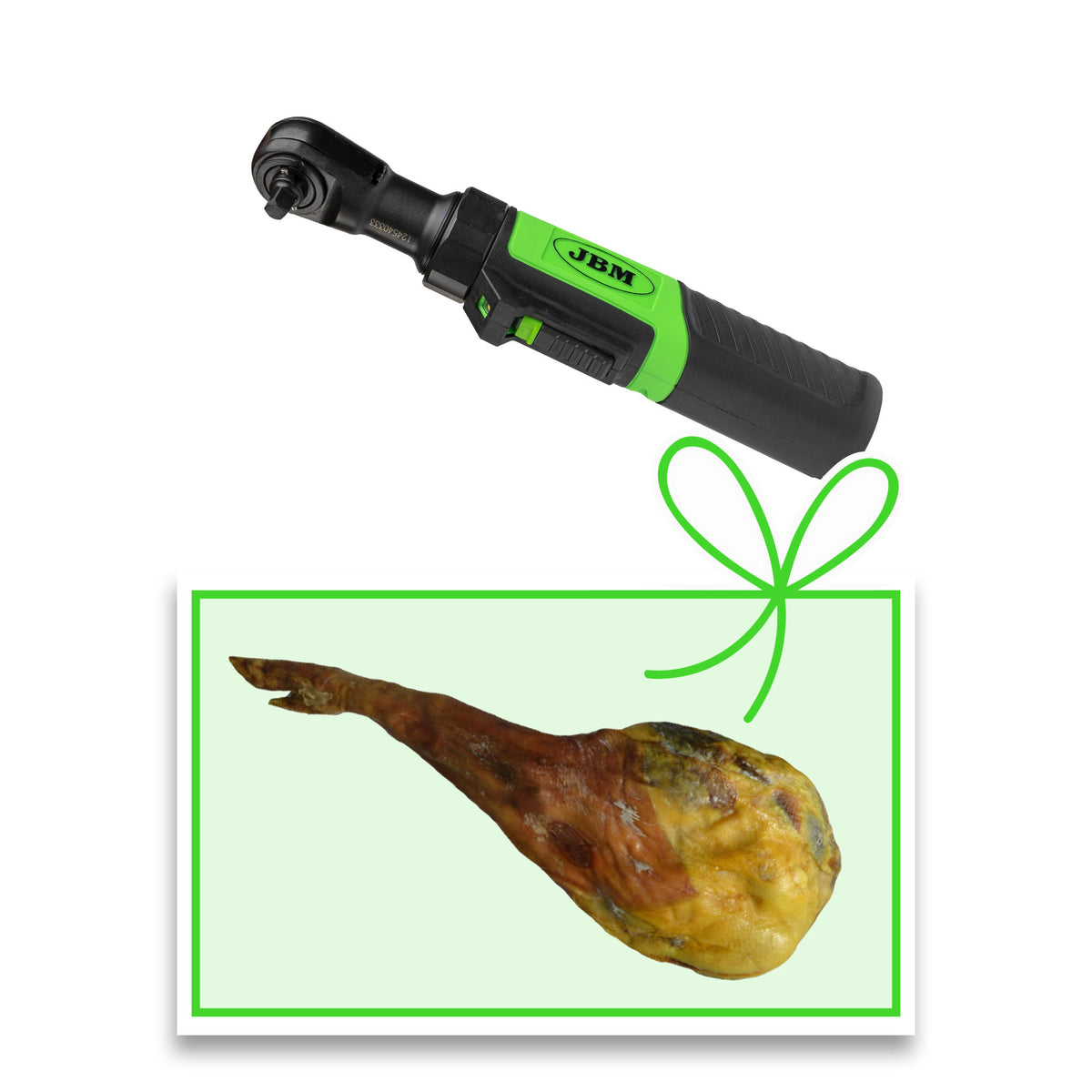 CRICCHETTO 1/4? A BATTERIA - 3.6V CON CARICATORE + PROSCIUTTO | 54769-P