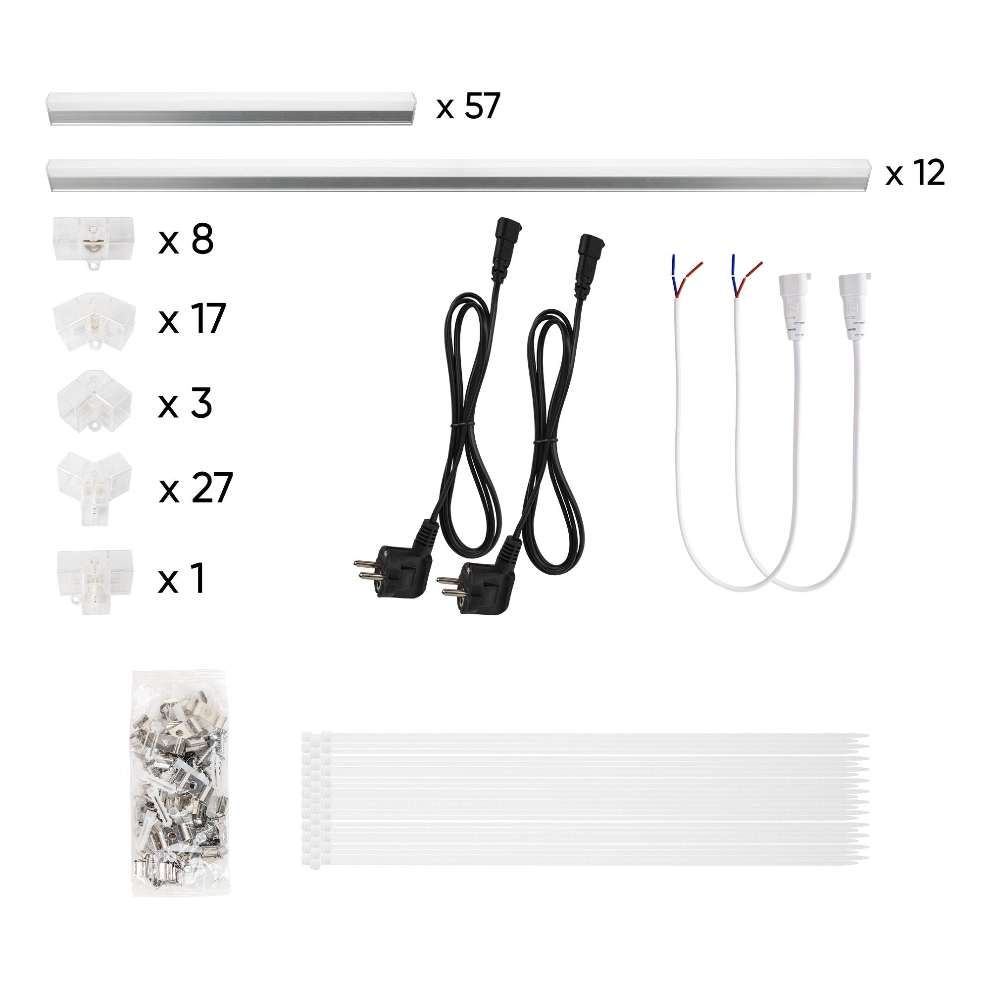 SET DI PLAFONIERE ESAGONALI A LED | 54805