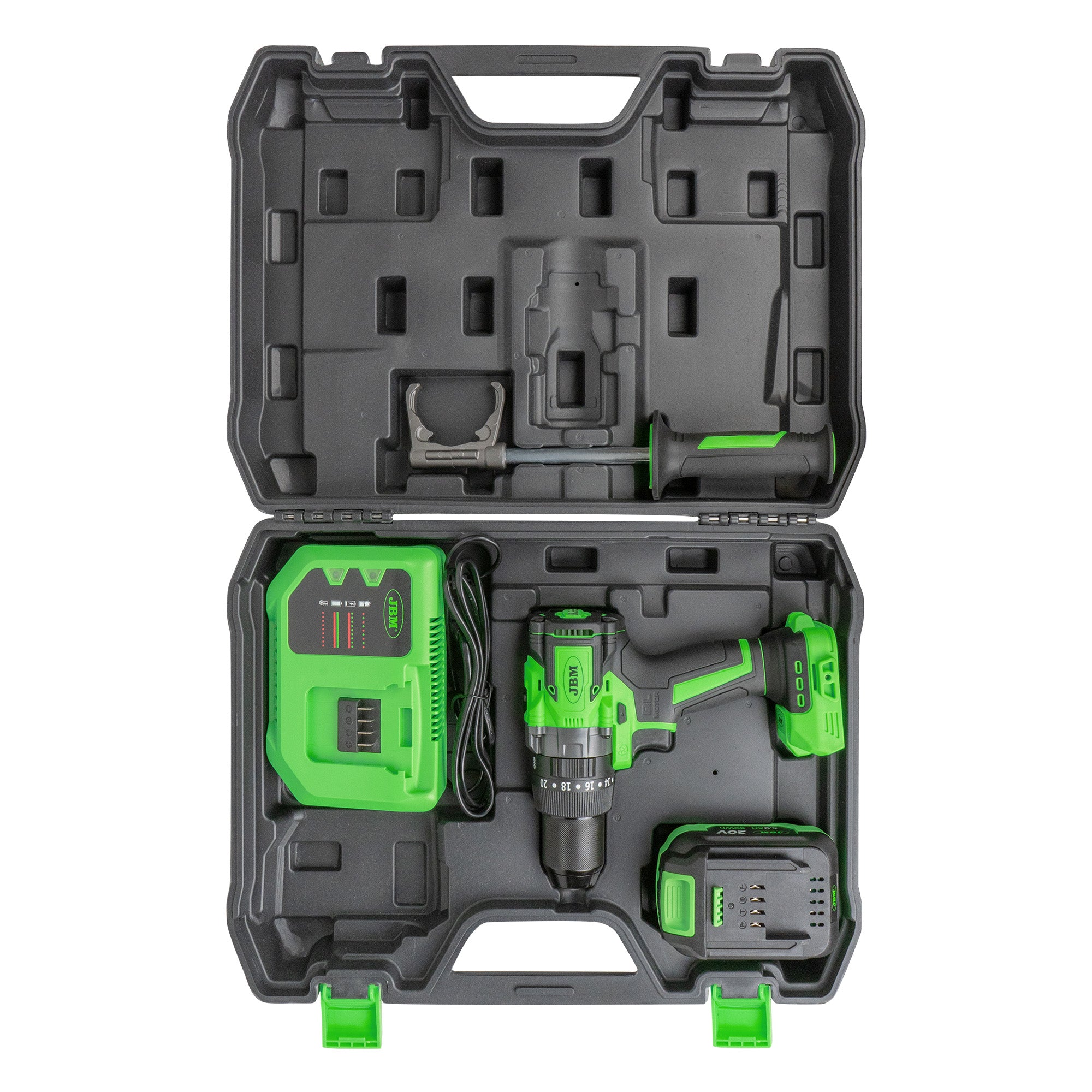 60047C TRAPANO A 2 VELOCITÀ BRUSHLESS A BATTERIA CON CUSTODIA