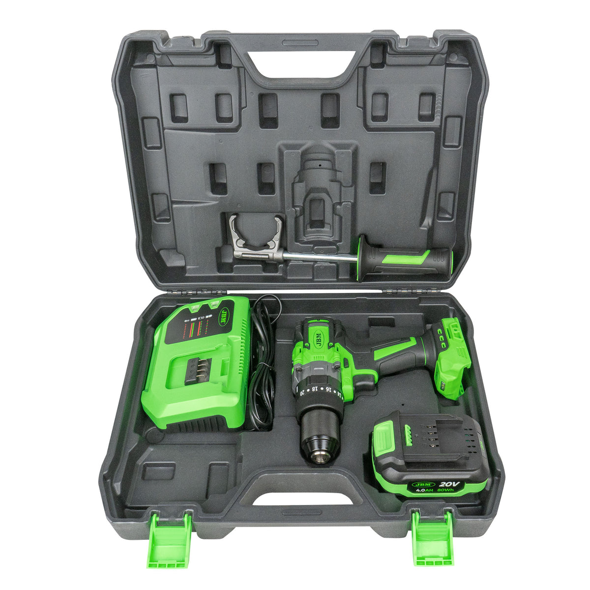 TRAPANO A 2 VELOCIT? BRUSHLESS A BATTERIA CON CUSTODIA | 60047C
