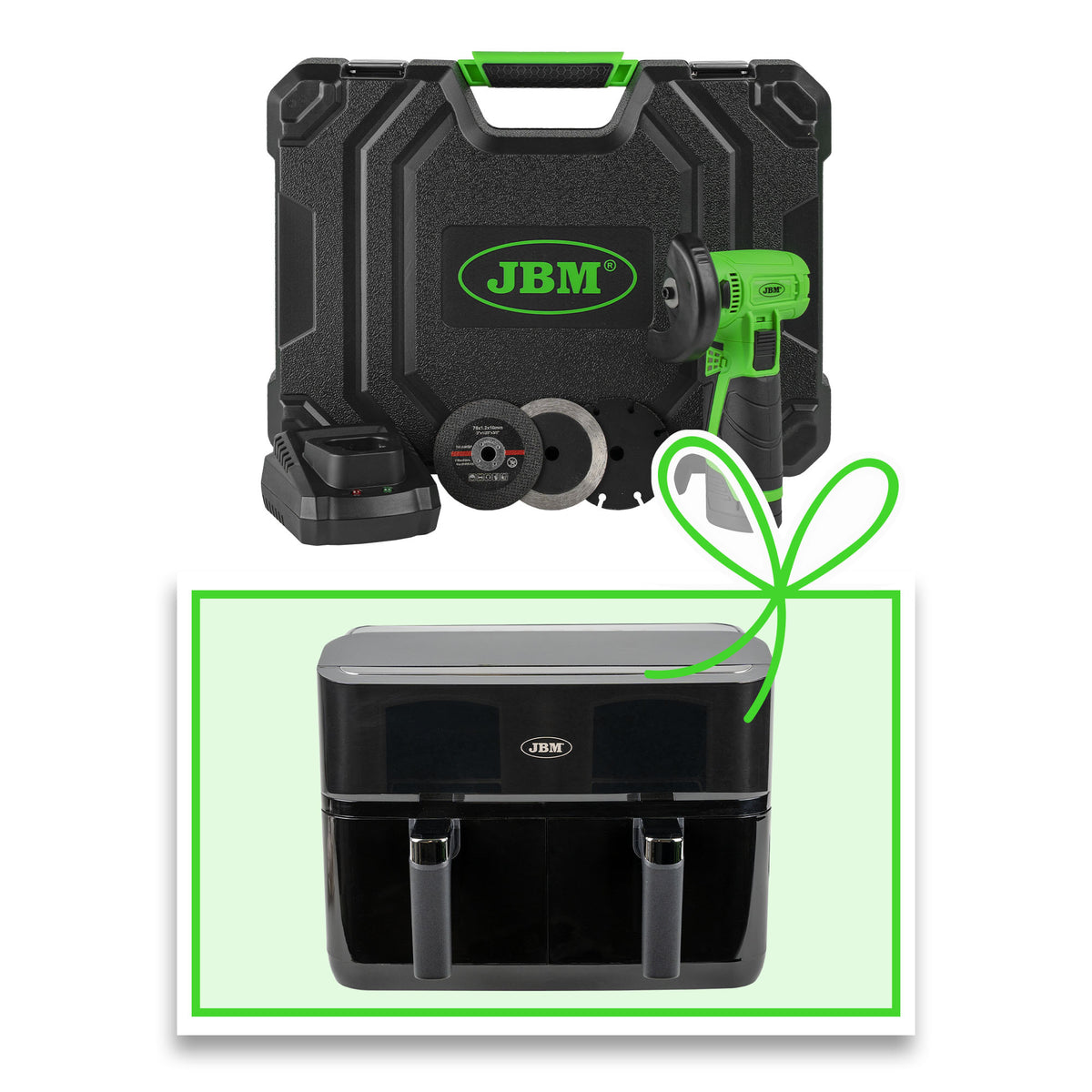 UTENSILE DA TAGLIO A BATTERIA 12V CON VALIGETTA + FRIGGITRICE | 60061C-F