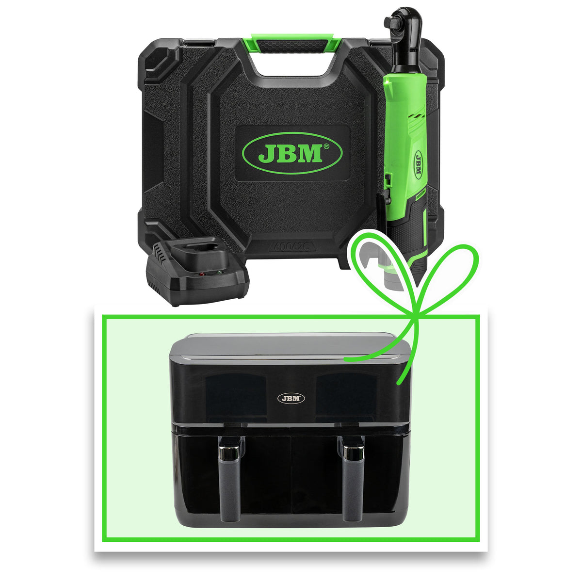 CRICCHETTO 1/2? A BATTERIA - 12V CON VALIGETTA + FRIGGITRICE | 60062C-F