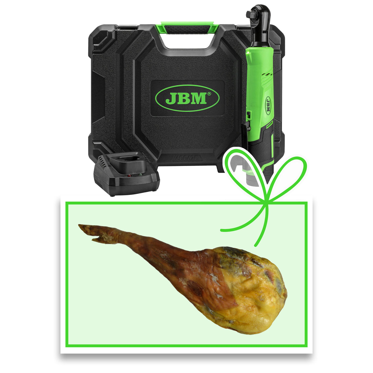 CRICCHETTO 1/2? A BATTERIA - 12V CON VALIGETTA + PROSCIUTTO | 60062C-P