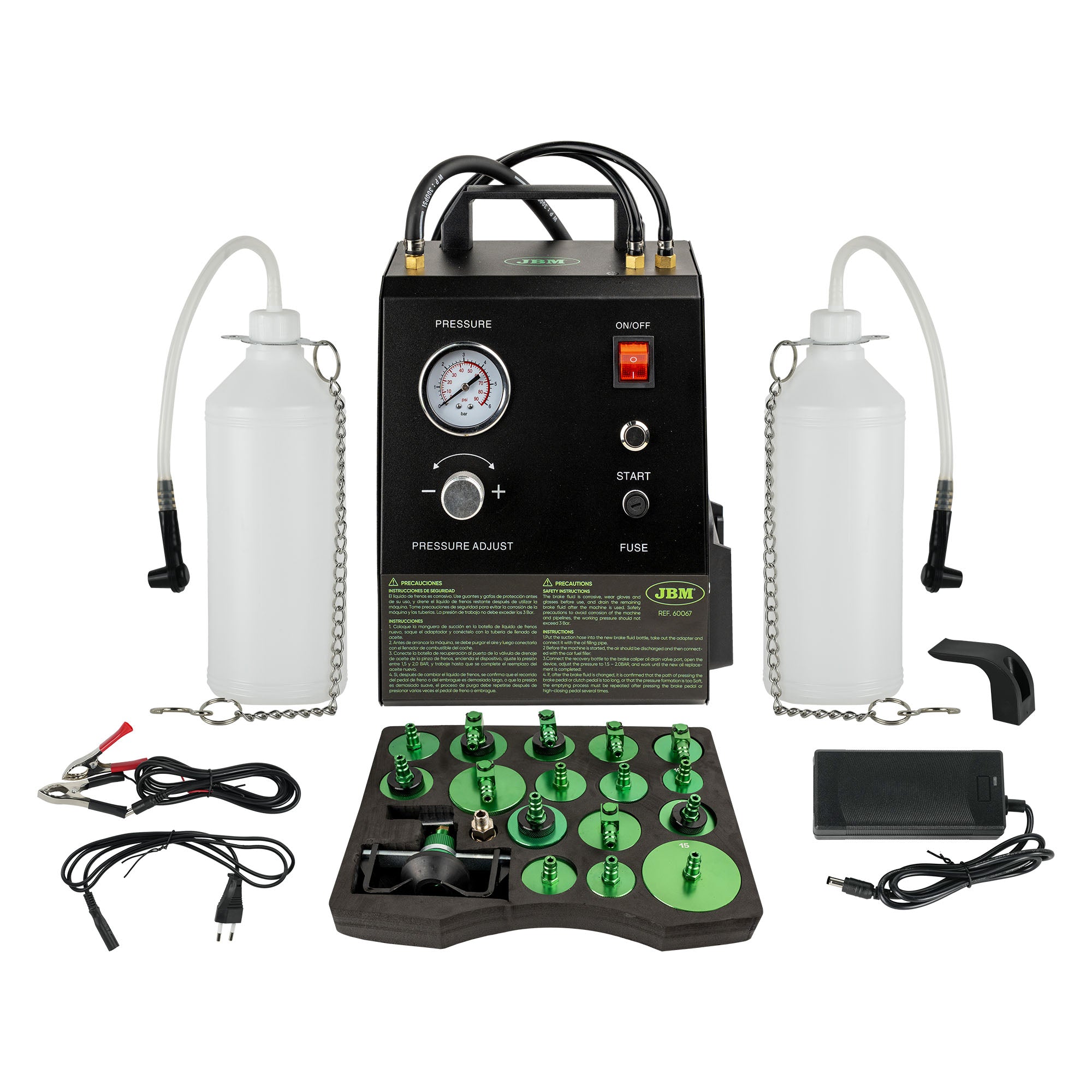 60067 SPURGATORE FRENI ELETTRICO A BATTERIA